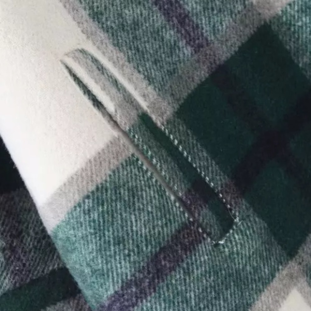 SOLD OUT Green Plaid Oversized Flannel Shacket Shirt Jacket - Picture 11 of 11